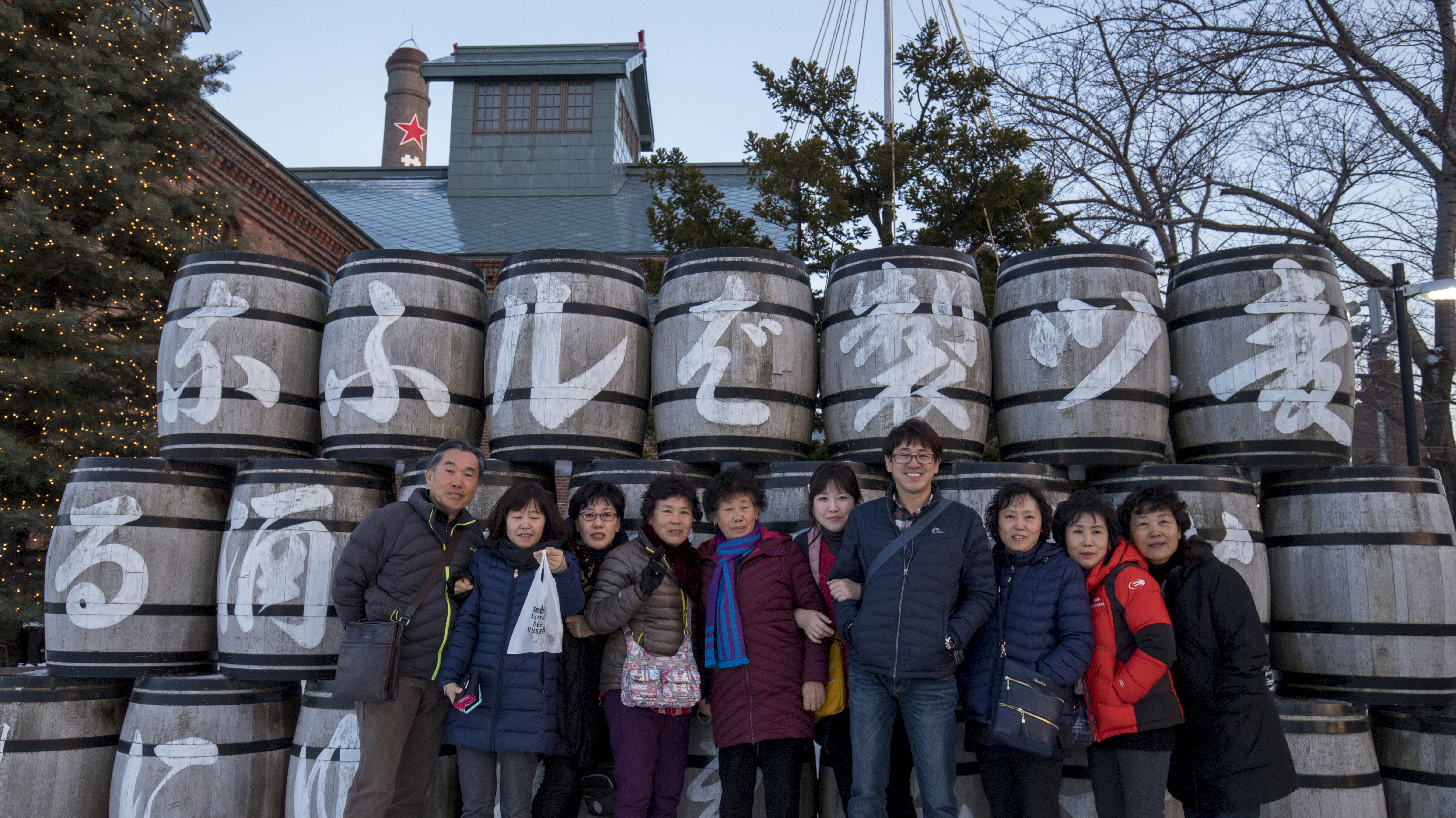 A group family photo.
